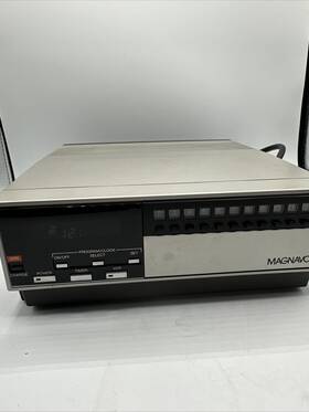 Magnavox Vr8367bk01 Tuner Matches Video Recorder Vr8356bk01 Vintage 1982