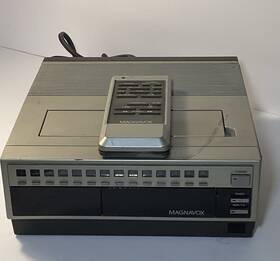 Magnavox Vr8462bko1 Vcr Programmable Video Tuner With Remote Tested Works Vg Cond