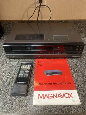 Magnavox Vr8545gy01 Rare Vintage 1980s Vcr With Remote And Manual Works