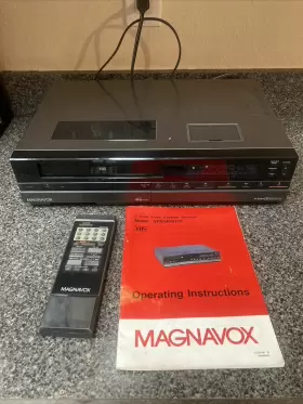 Vr8545gy01 Magnavox Rare Vintage 1980s Vcr With Remote And Manual Works Vr8545gy01 Magnavox Rare Vintage 1980s Vcr With Remote And Manual Works