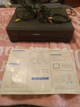 Vr9160 Magnavox Philips Hi-fi 4-head Video Cassette Recorder Tested With Cords Vr9160 Magnavox Philips Hi-fi 4-head Video Cassette Recorder Tested With Cords
