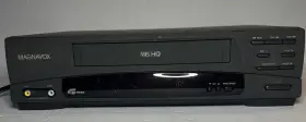 Vr9243at01 Magnavox Vcr Video Cassette Recorder With Remote-powers On-untested