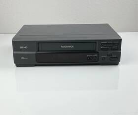 Magnavox Vr9341at23 Vcr Video Cassette Recorder Gray No Remote