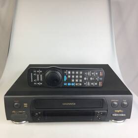 Magnavox Vr9362 Video Cassette Recorder 4 Head Vcr With Scrub Wheel Remote Tested