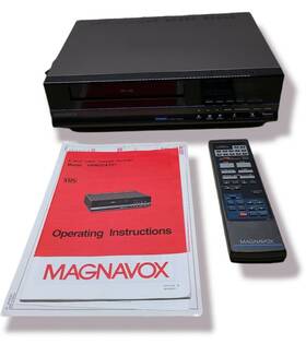 Magnavox Vr9622at01 Vcr Video Cassette Recorder With Remote Works