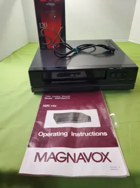 Vr9720 Magnavox At01 Vcr Vhs Player Recorder Hq Tested Works On Sceen Disp