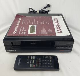 Magnavox Vr9815at01 Vintage Vcr On Screen Display With Original Remote And Manual