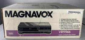 Vr9946 Magnavox At01 Vcr No Remote With Box For Parts Only