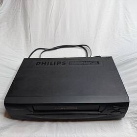 Magnavox Vra611at21 Phillips Vcr Vhs Player 4-head Hifi No Remote