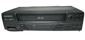 Magnavox Vrc602mg21 Philips Vcr Hi-fi 4-head Video Cassette Recorder Black