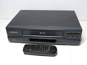Magnavox Vrt242at01 Vcr Vhs Video Player Recorder 4 Head With Remote - Tested