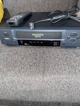 Magnavox Vrt245at01 Vcr Modelvrt245at01 Vhs 4head With Remote Tested Works Like It Did In 1996