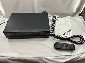 Magnavox Vrt322at21 Vcr With Remote Cables Manual And Bonus Vhs Tape