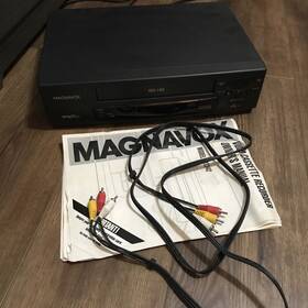Magnavox Vrt342 Vcr Plus Tested And Works No Remote Video Cassette Recorder