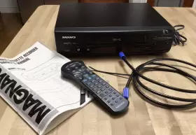Vrt442 Magnavox Magnavok Video Cassette Recorder Model Remote Included