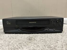 Magnavox Vru340at21 Vcr Vhs Player Model Tested Working No Remote