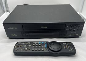 Magnavox Vru364at21 Vcr Video Cassette Recorder 4-head Hi-fi Vhs Vrt364at22 Tested And Works