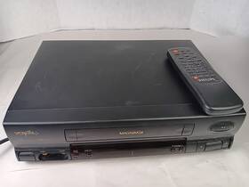 Magnavox Vru442 Vcr Plus 4 Head Vhs Player Recorder Tested Works With Remote