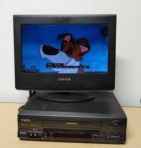 Magnavox Vru462at01 Hi-fi 4-head Video Cassette Recorder Read