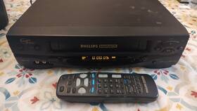 Magnavox Vrx462 Philips Vcr Plus At01 Retro Gaming With Remote It Works