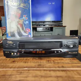 Vrx463 Magnavox Phillips With Remote And Wire 4 Head Hifi Vcr Plus Cable Box At01