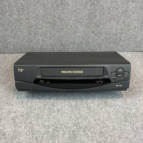 Magnavox Vrz222at22 Philips Vcr Player Vhs Plus Tested No Remote