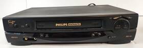 Magnavox Vrz2244 Philips At01 Vcr Plus Player Tested Works No Remote Vhs