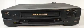 Vrz2244 Magnavox Philips At01 Vcr Plus Player Tested Works No Remote Vhs