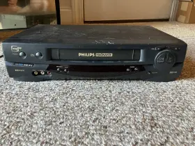 Vrz264 Magnavox Philips Vcr Plus Tested Working No Remote