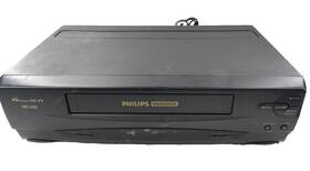Magnovox Vrz250at21 Philips Magnavox Vcr 4 Head Vhs Player Tested/works No Remote