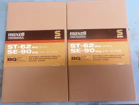 St-92bq Maxell Se-90bq Svhs Cassette Blank Professional Brand New