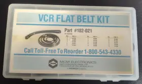 102-021 Mcm Electronics Vcr Flat Belt Kit