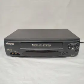 4040a Memorex Vcr Mvr Four Head Vhs Player Recorder No Remote Black Tested