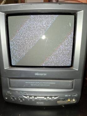 Memorex Mvd2090 Tv/vhs Combo Crt 9 Inch Color Portable Tv Modle Tested Working