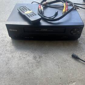 Memorex Mvr2040a Vhs Vcr Video Player Tested Working Used Black Control Cables