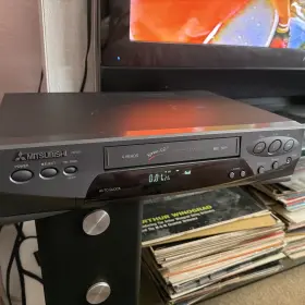 Hs-g21 Mitsubishi Dd4001 Vcr Vhs Player Tape Recorder 4-head Hi-fi Stereo