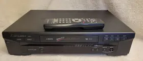 Hs-g10 Mitsubishi Electric Hsg10 Vhs Vcr Player Tape Recorder 4 Head Hifi Stereo Vintage Remote Hs-g10 Mitsubishi Electric Hsg10 Vhs Vcr Player Tape Recorder 4 Head Hifi Stereo Vintage Remote