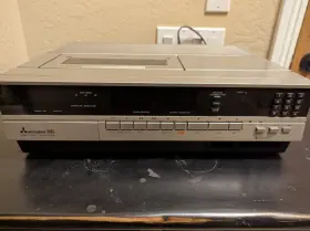 Hs-32our Mitsubishi Topload Vhs Player Vcr 1982 With Remote And Manual