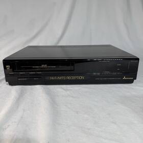 Mitsubishi Hs-3381ur Vintage Hs-402ur Cassette Vhs Vcr For Parts/repair Read Description