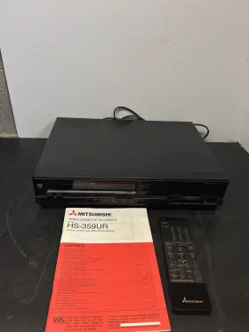 Hs-359ur Mitsubishi Video Cassette Player Recorder Vhs With Remote/manual Parts Hs-359ur Mitsubishi Video Cassette Player Recorder Vhs With Remote/manual Parts