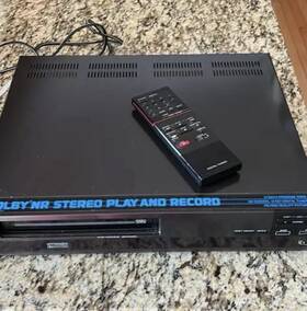 Mitsubishi Hs-433ur Vhs Vcr Dolby Nr Stereo Play Record With Remote
