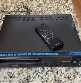 Hs-433ur Mitsubishi Vhs Vcr Dolby Nr Stereo Play Record With Remote