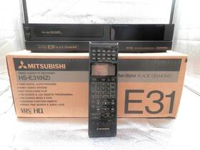 Mitsubishi Hs-e31 Pal Vcr Nz -excellent Condition With Remote-japan-free Shipping
