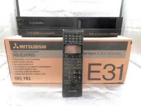 Hs-e31 Mitsubishi Pal Vcr Nz -excellent Condition With Remote-japan-free Shipping