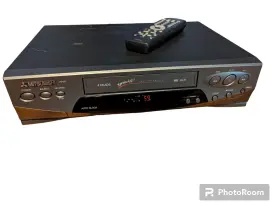 Hs-g21 Mitsubishi Xpress 450 Vhs Video Cassette Player Recorder With Remote - Tested