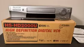 Hs-hd2000u Mitsubishi Digital Vcr And Remote Tested Working