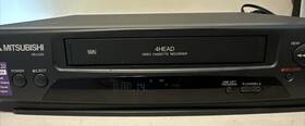 Mitsubishi Hs-u120 Vcr Player Vhs Tape Recorder Eating Tapes No Remote