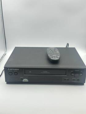 Mitsubishi Hs-u140 Vhs 4 Head Video Cassette Recorder Tested Free Shipping