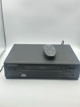 Hs-u140 Mitsubishi Vhs 4 Head Video Cassette Recorder Tested Free Shipping