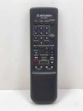Mitsubishi Hs-u431 Genuine Vhs Vcr Remote